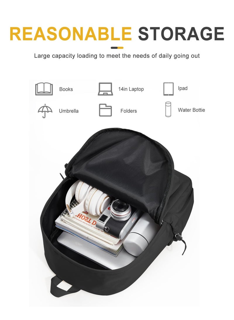 Chabeia Lightweight Casual Laptop Backpack Purse for Women and Men,Travel Backpack with laptop compartment - Image 3